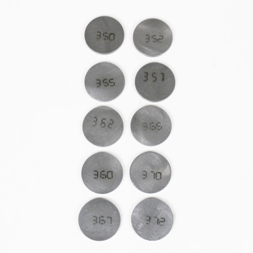 Набор регулировочных шайб клапанов ВАЗ 2108 10 шт от 3.50 до 3.72 мм
