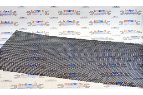 Алюминиевая сетка черная 1000х250 мм, мелкая ячейка (5х10мм), 1264