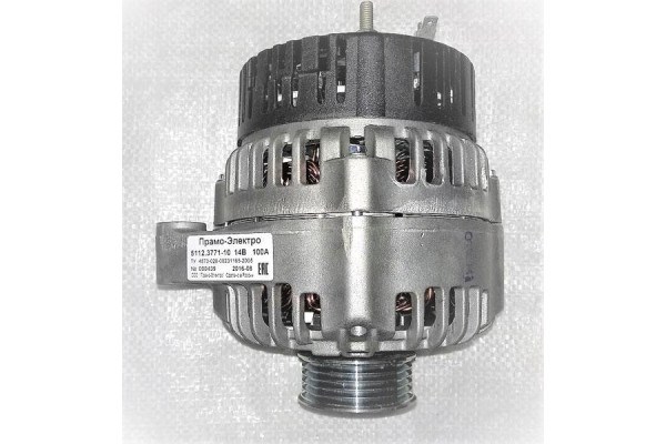 Генератор ВАЗ 2123 Шевроле Нива, 14V, 100А, Прамо-Искра, 5112.3771-10.