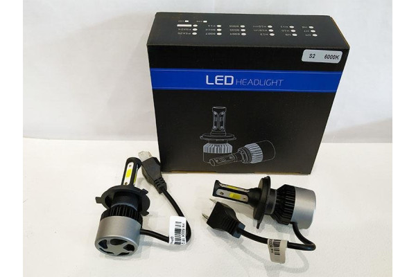 Светодиодные лампы S2 LED Headlight 6500K H4