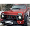 Решетка радиатора на Лада Нива 4x4 TITAN покрытие RAPTOR черный