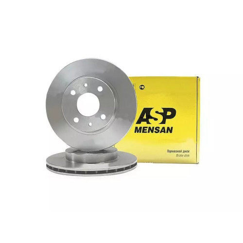 Передние тормозные диски ASP R13, вентилируемые ВАЗ 2110-2112, Лада Калина, Гранта