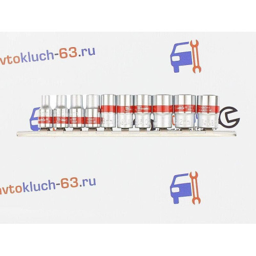 Набор торцевых головок 1/4 4-13 мм 10 шт MATRIX