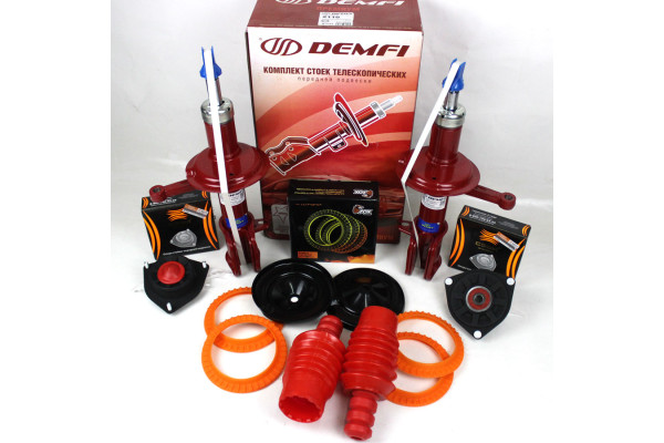 Полный комплект для замены передних стоек для 2108-21099 газомасляные Demfi Premium